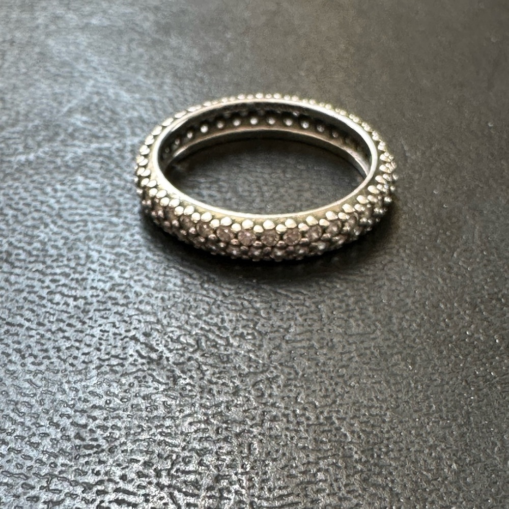 Pandora Silver Pave Ring